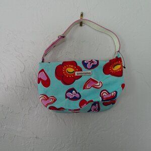 Vintage Guess Purse/Y2K Acessories/ Floral Handbag/ Womens Bags